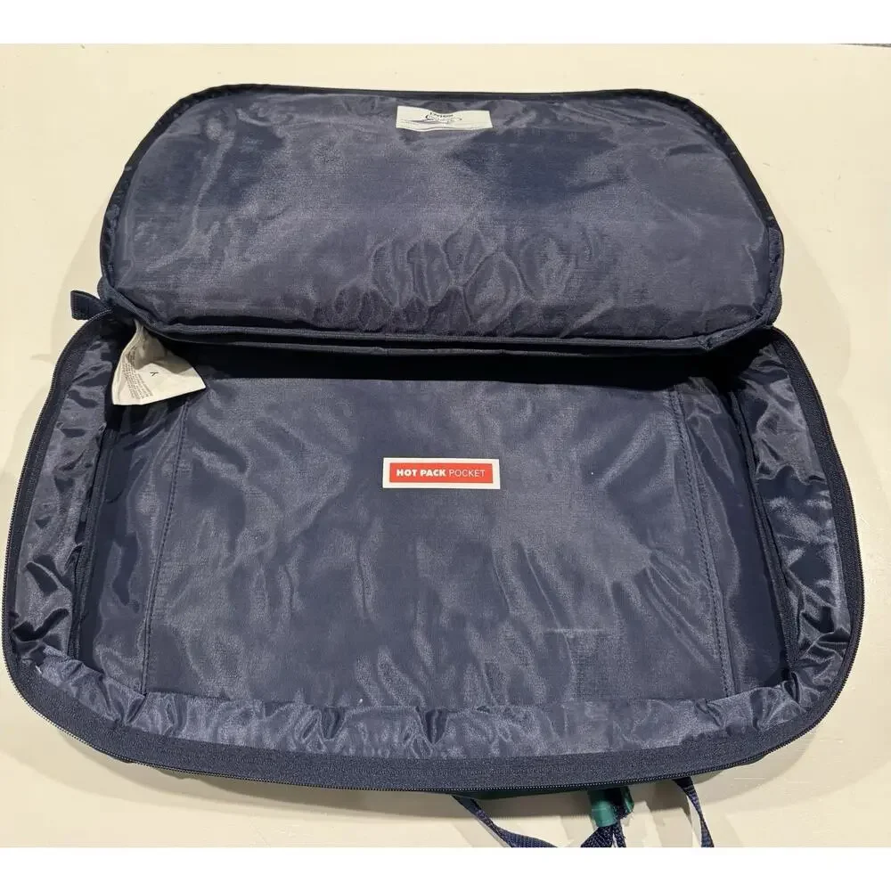 Pyrex Portables Casserole Bag Carrier Teal 16x10 Hot Cold Transport Insulated
